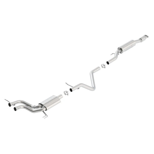 Borla 13-15 Hyundai Veloster Turbo 1.6L AT/MT FWD 2dr Dual Center Rear Exit Cat-Back Exhaust