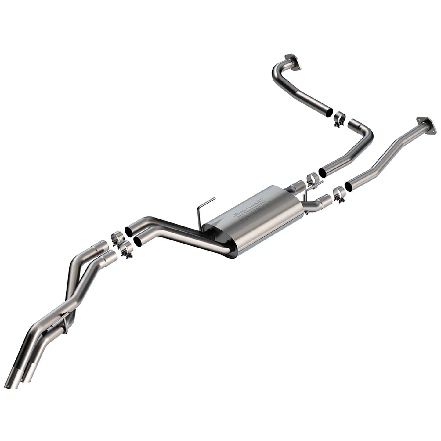Borla 22-24 Nissan Frontier S-Type Cat Back System - Rock Crawler Design