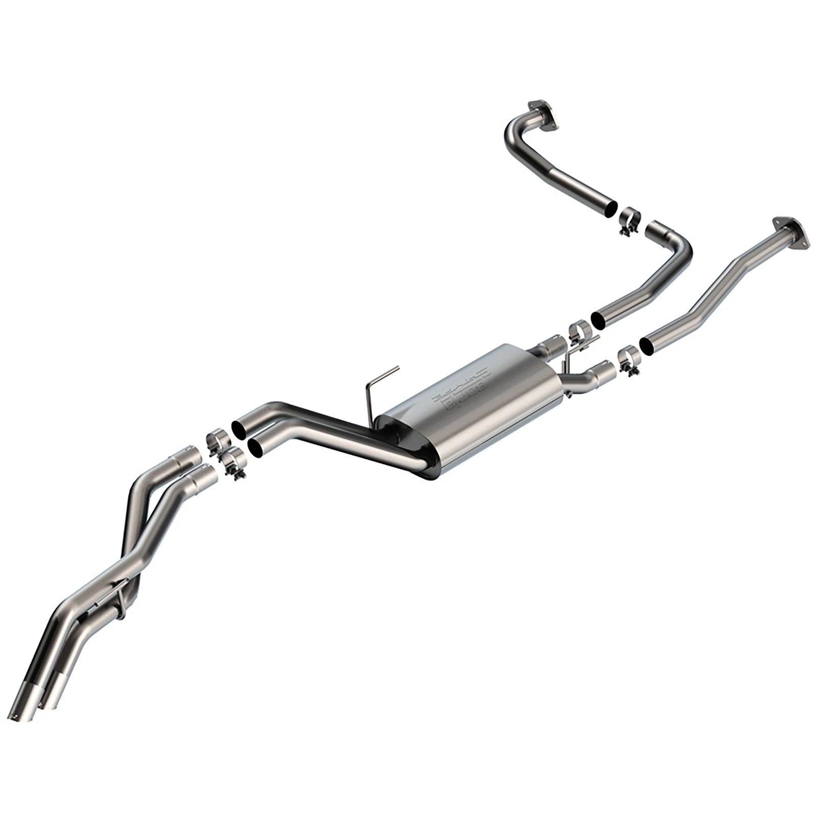 Borla 22-24 Nissan Frontier S-Type Cat Back System - Rock Crawler Design