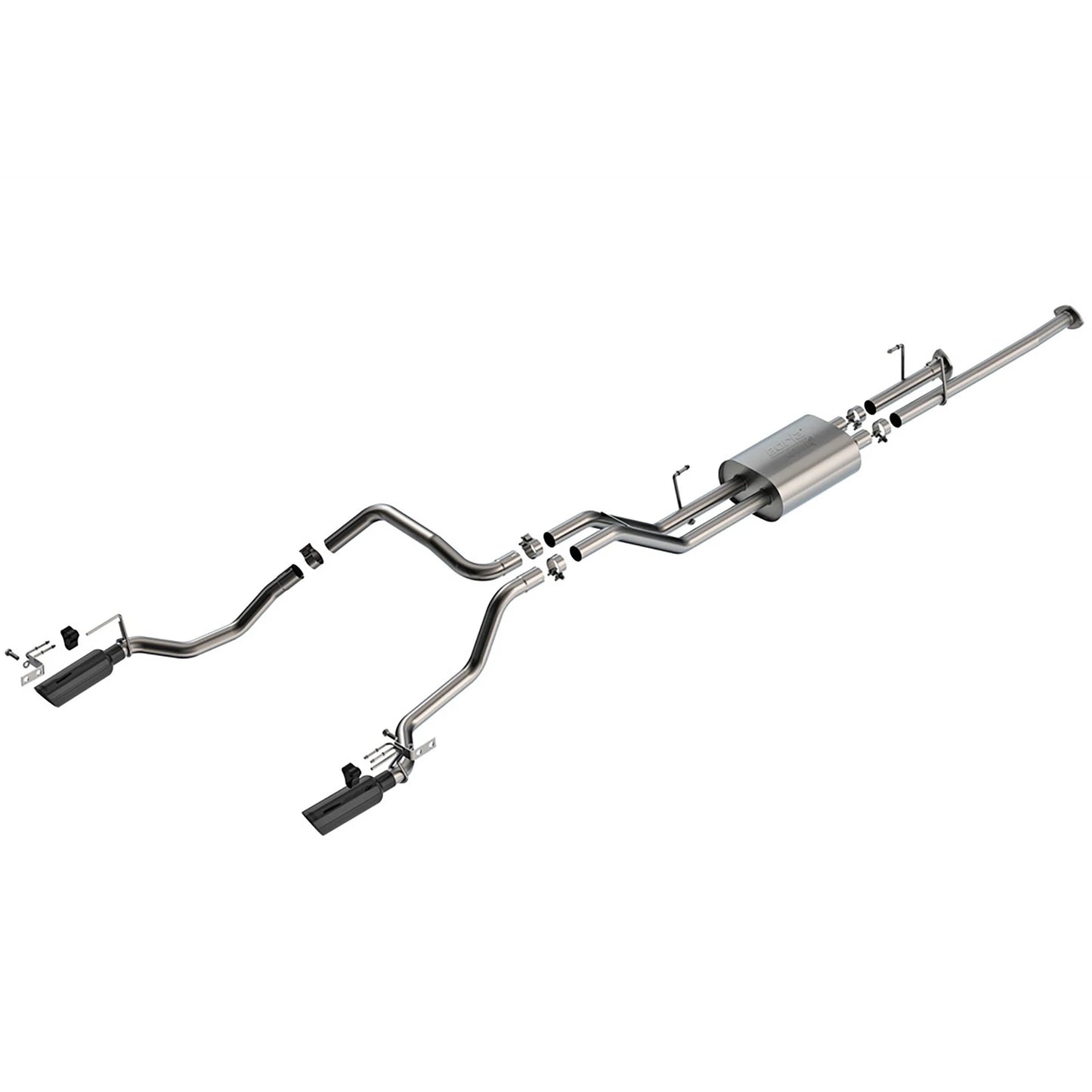 Borla 09-13 Toyota Tundra 4.6L/5.7L ATAK Cat-Back Exhaust - Black Chrome Tips