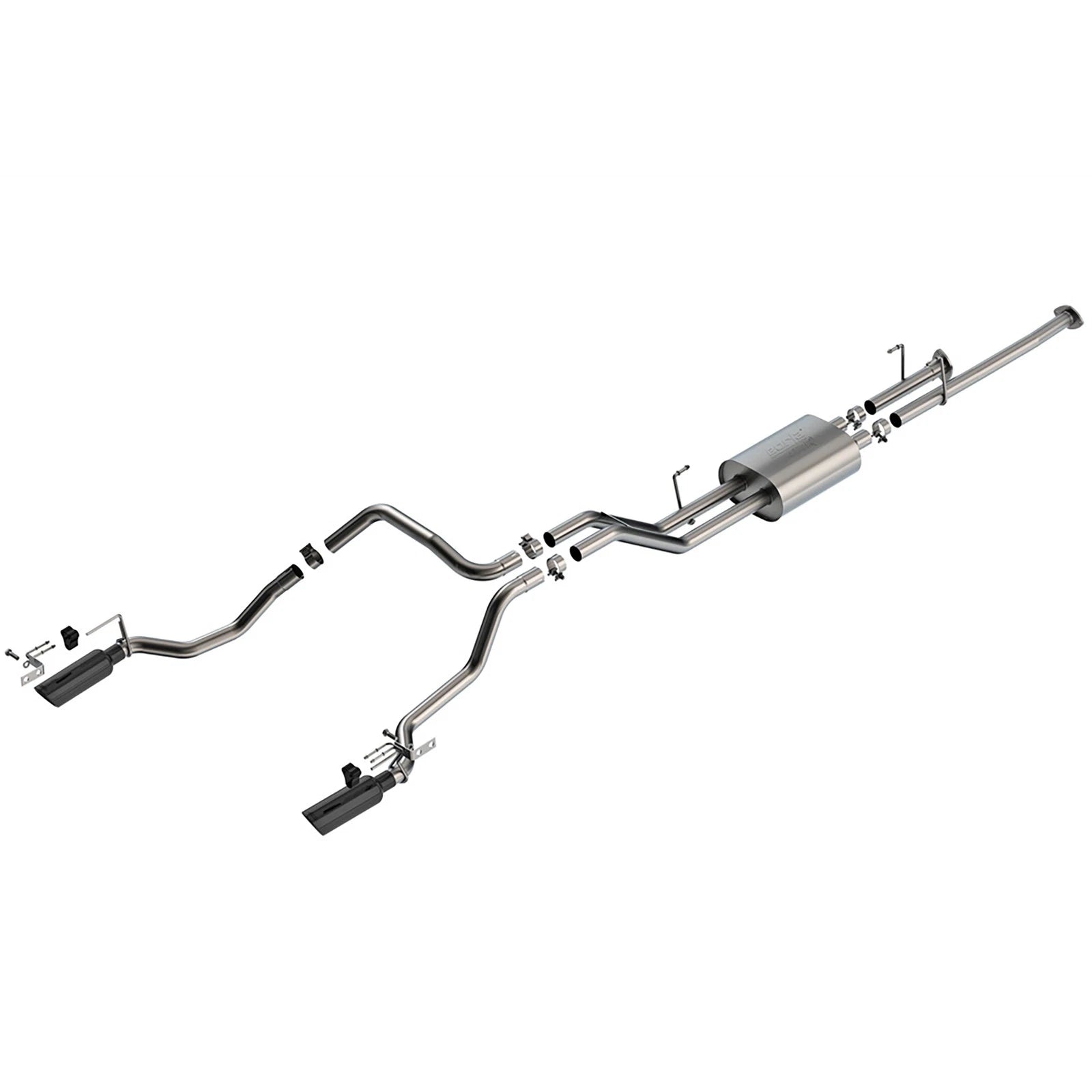 Borla 09-13 Toyota Tundra 4.6L/5.7L ATAK Cat-Back Exhaust - Black Chrome Tips