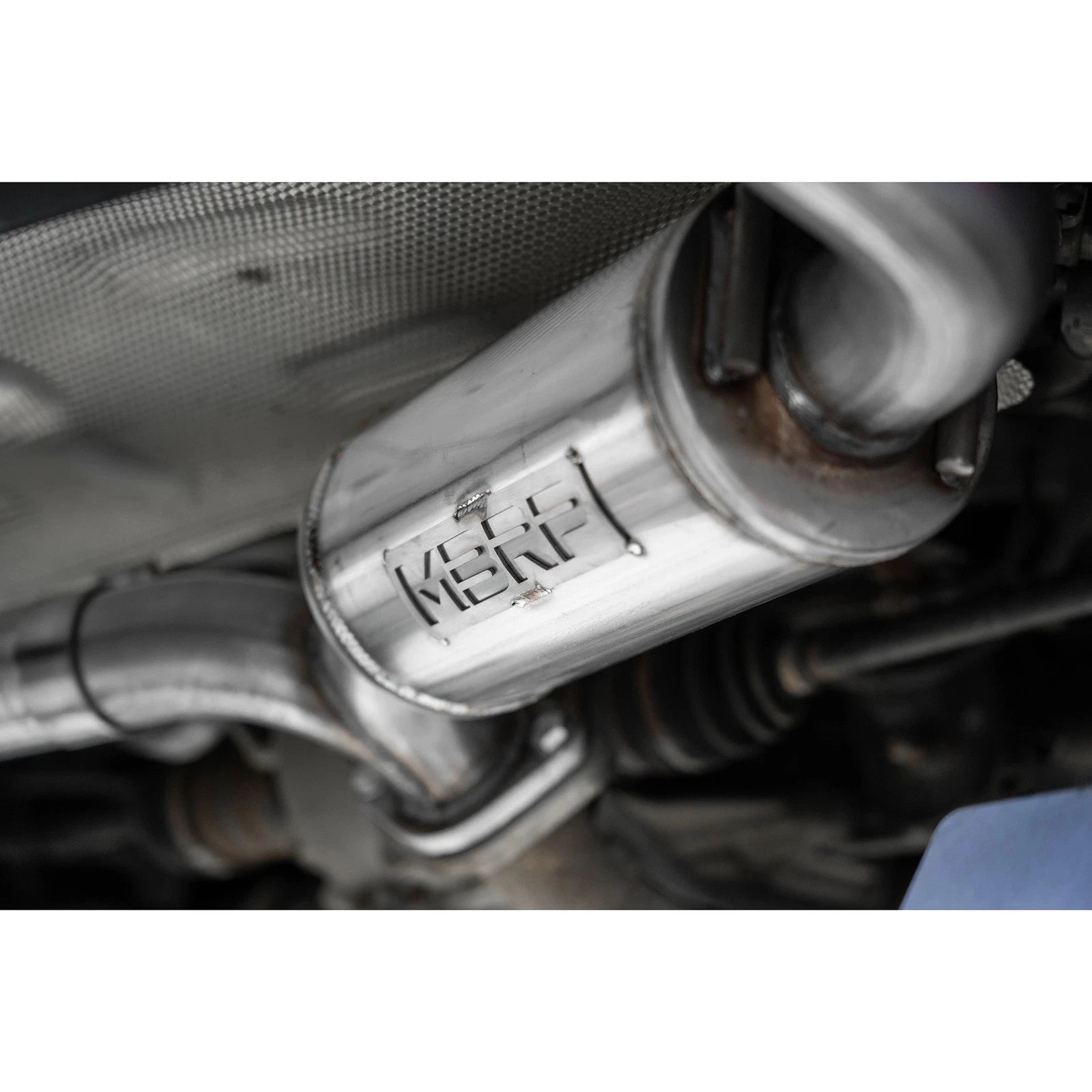 MBRP 19-23 Mazda 3 Hatchback T304SS 2.5in Axle-Back, Dual Rear Exit Street Profile