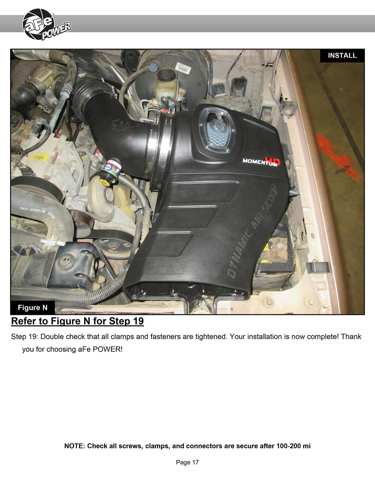 aFe POWER Momentum HD Cold Air Intake System w/ Pro Dry S Media 94-97 Ford Powerstroke 7.3L