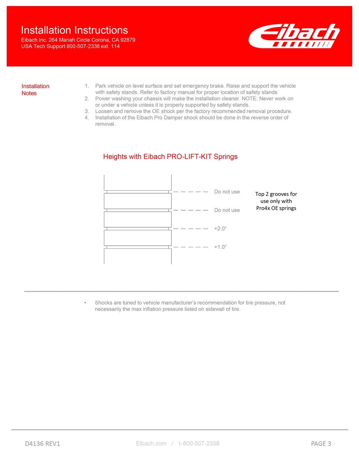 Eibach 22-23 Nissan Frontier Pro-Truck Lift System