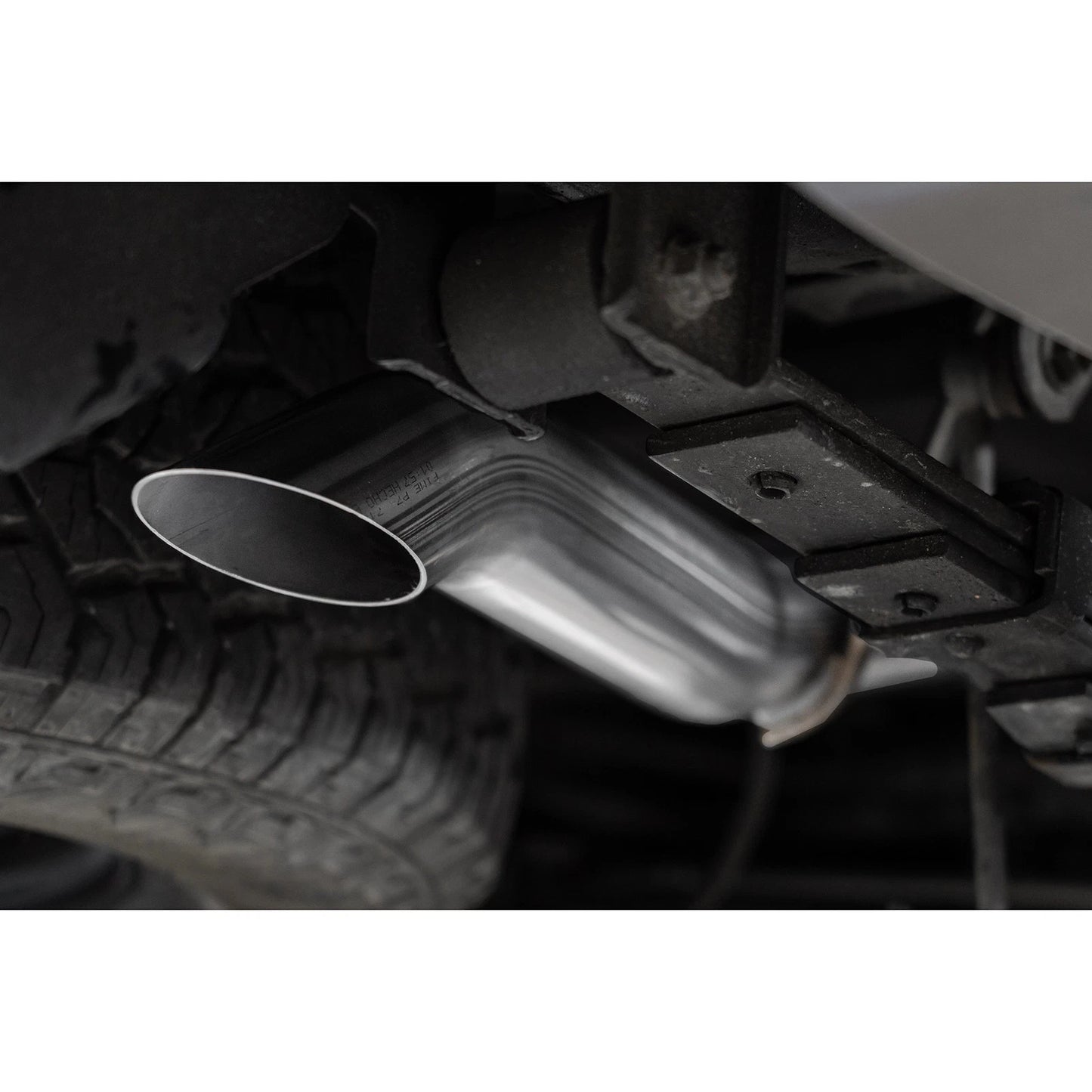 MBRP 22-23 Nissan Frontier 3.8L 3in Tip 3in Cat Back Turndown Exit Street Profile - Aluminized Steel