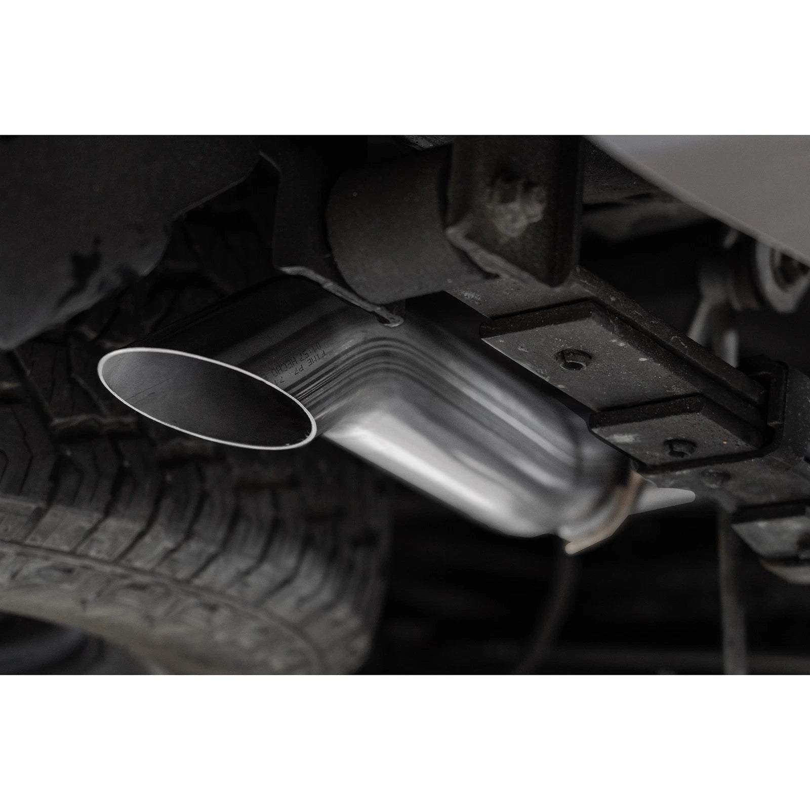 MBRP 22-23 Nissan Frontier 3.8L 3in Tip 3in Cat Back Turndown Exit Street Profile - Aluminized Steel