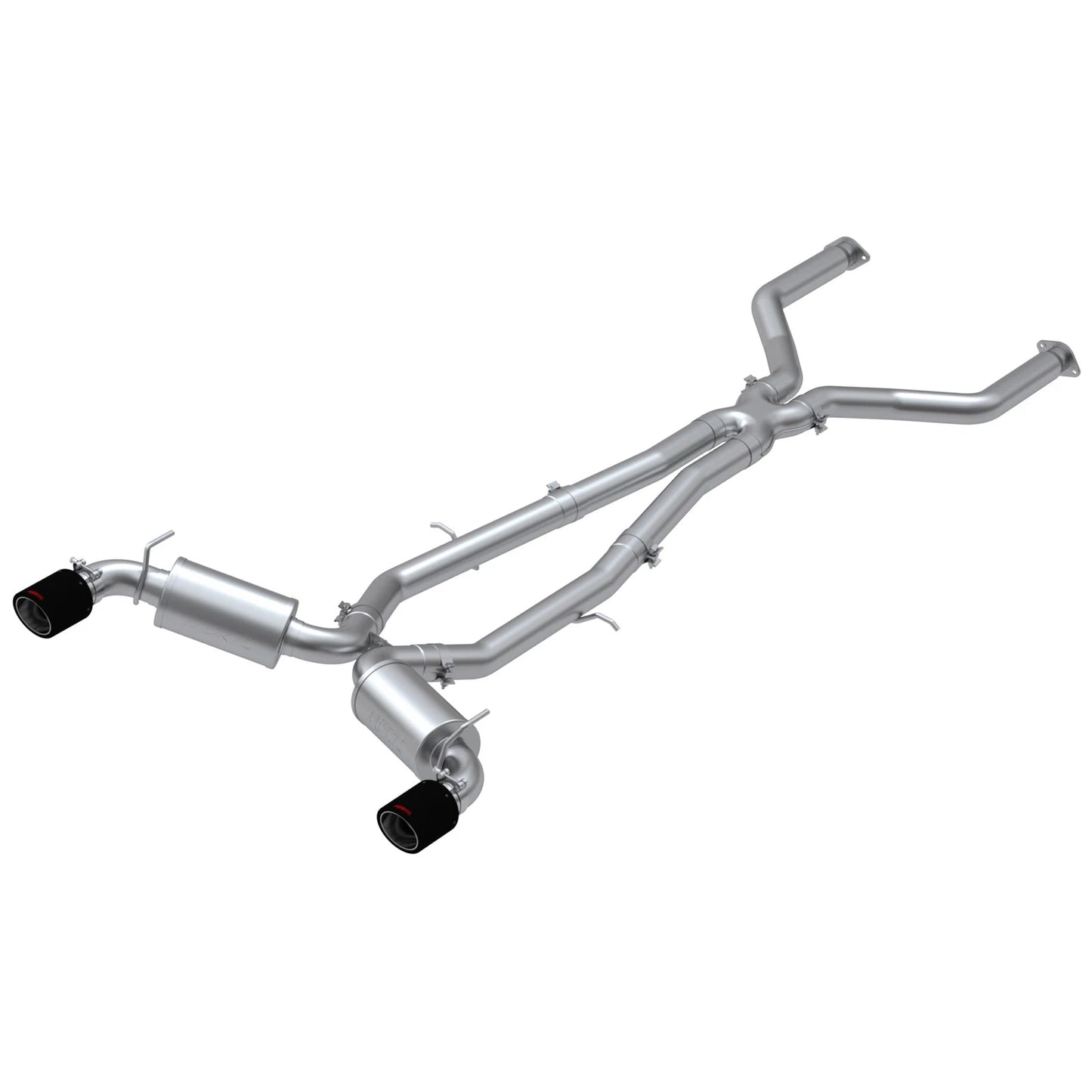 MBRP 17-19 Infiniti Q60 3.0L RWD/AWD Cat Back Dual Rear w/ Carbon Fiber Tips