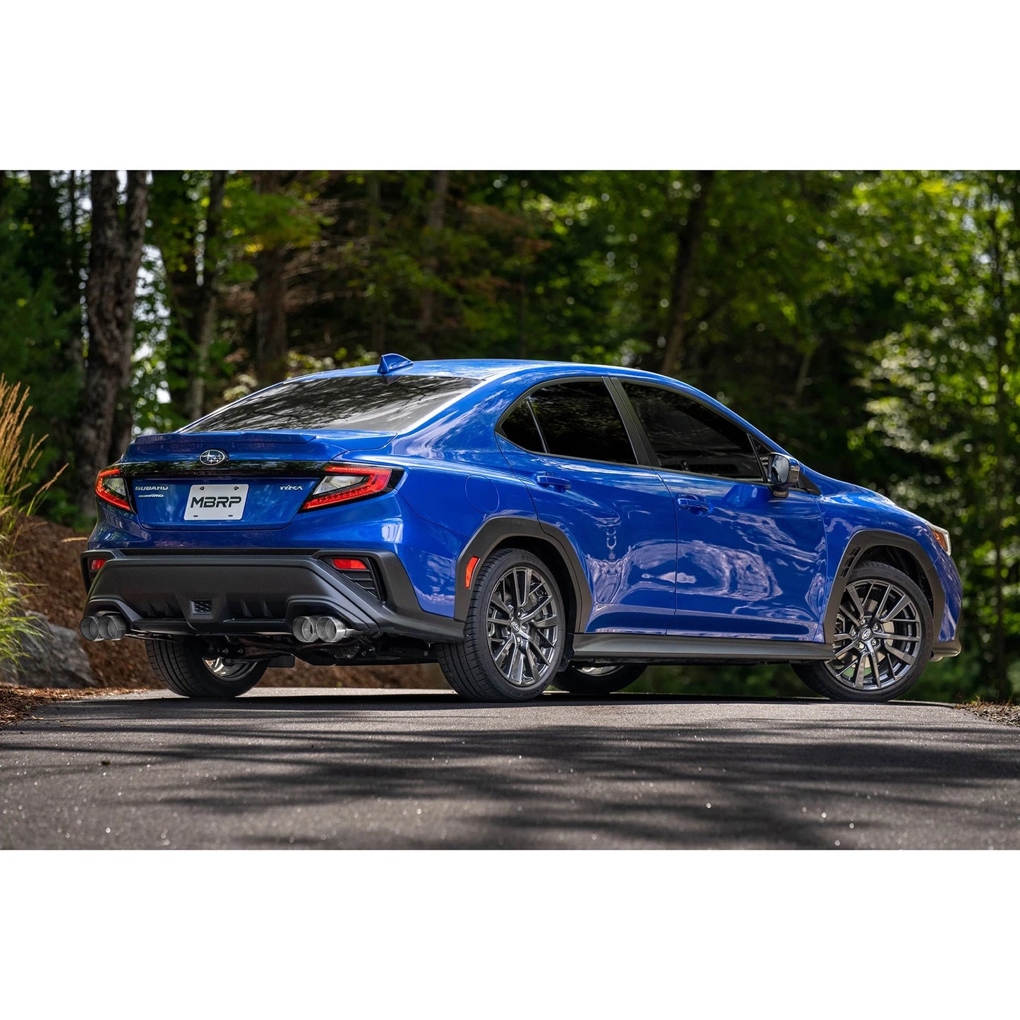 MBRP 2022+ Subaru WRX 3in Cat-Back Dual Split Rear Quad Tips Street Profile Exhaust