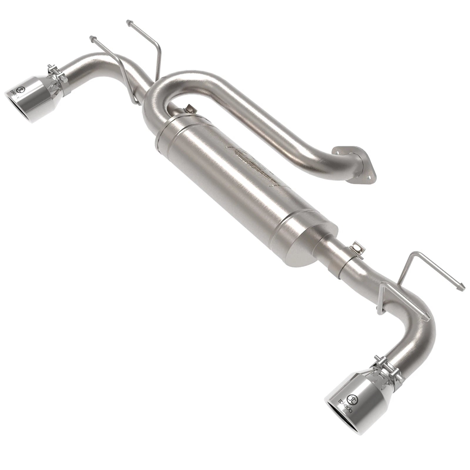aFe 19-22 Mazda 3 L4 2.5L Takeda 3in to 2-1/2in 304 Stainless Steel Axle-Back Exhaust w/Polished Tip
