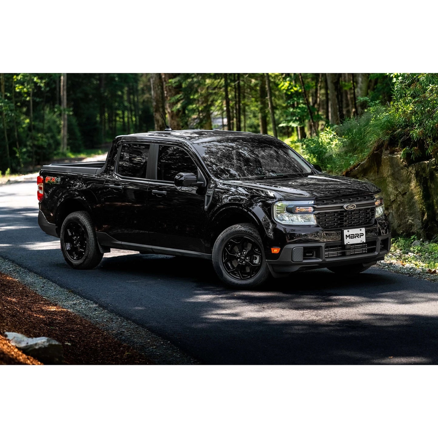 MBRP 2022+ Ford Maverick T304 4in OD Tip Single Side Exit 3in Cat Back Exhaust