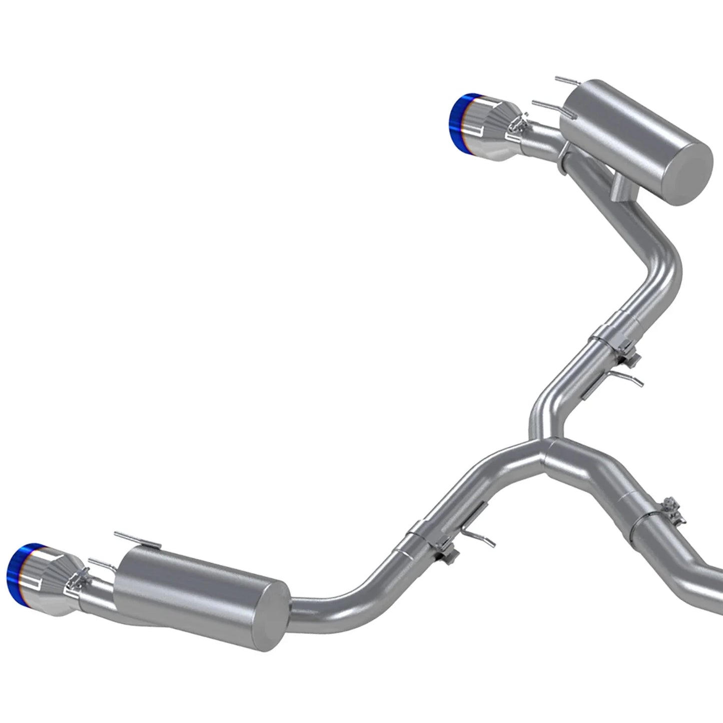 MBRP 22-24 Honda Civic SI 1.5L T304 SS 3in Cat-Back Exhaust 2.5in Dual Split Rear w/ Burnt End Tips