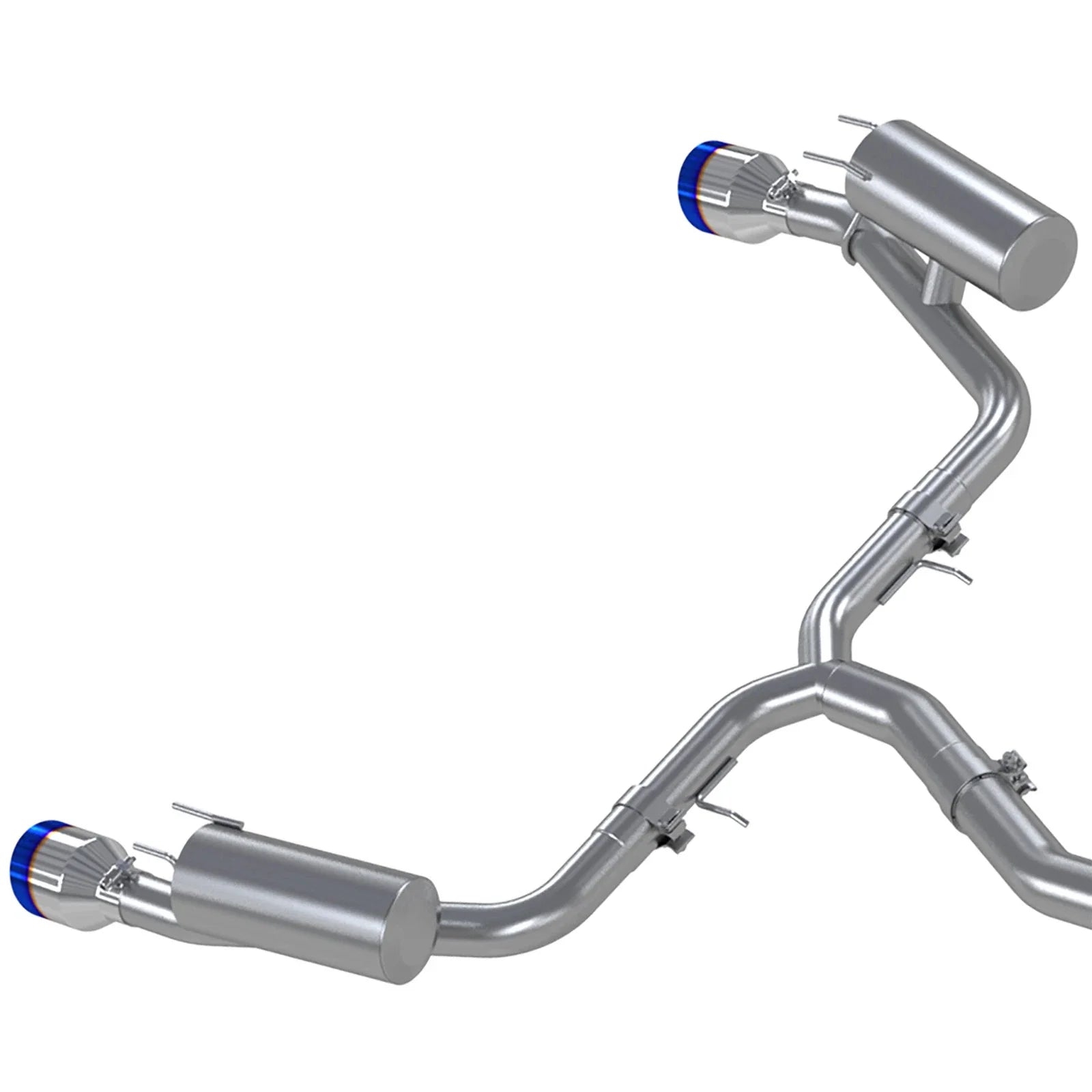 MBRP 22-24 Honda Civic SI 1.5L T304 SS 3in Cat-Back Exhaust 2.5in Dual Split Rear w/ Burnt End Tips