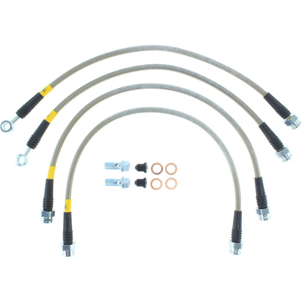 StopTech 08-17 Chevrolet Silverado 1500 Stainless Steel Rear Brake Lines