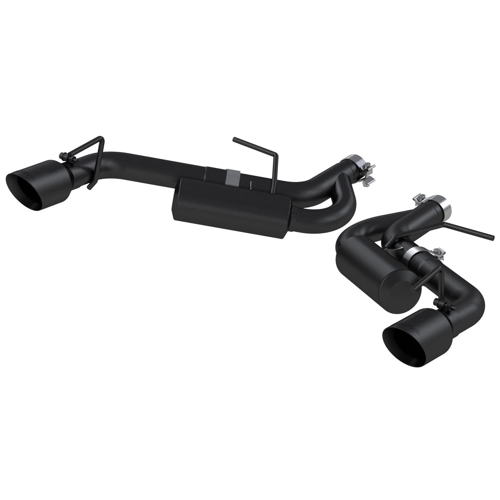 MBRP 16-19 Chevrolet Camaro 2.5in Black Coated Non NPP Axle Back Exhaust System - 4in Dual Wall Tips