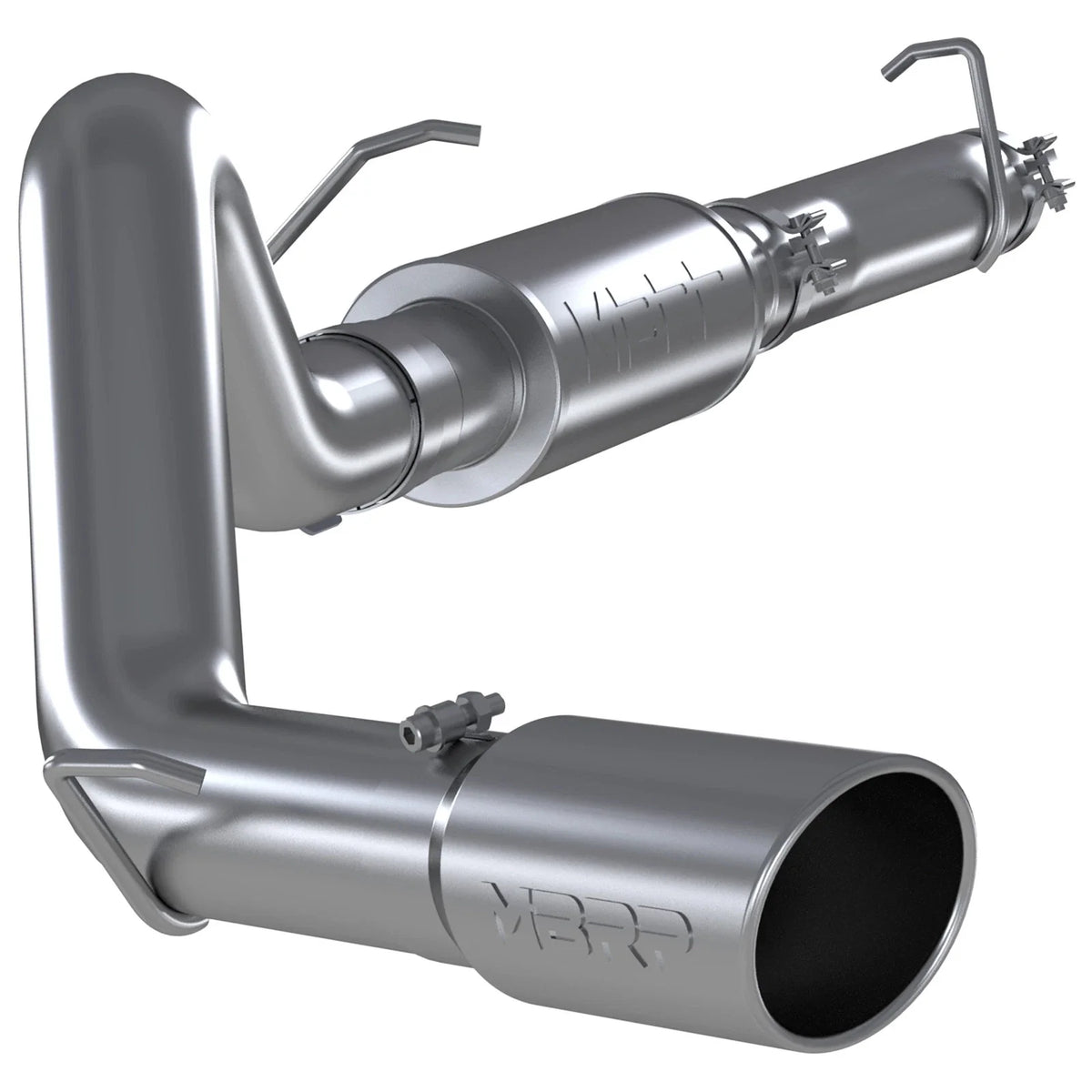 MBRP 04-07 Ford 6.0L E-250/350 Van 4in Cat Back Single Side Exit Alum Exhaust