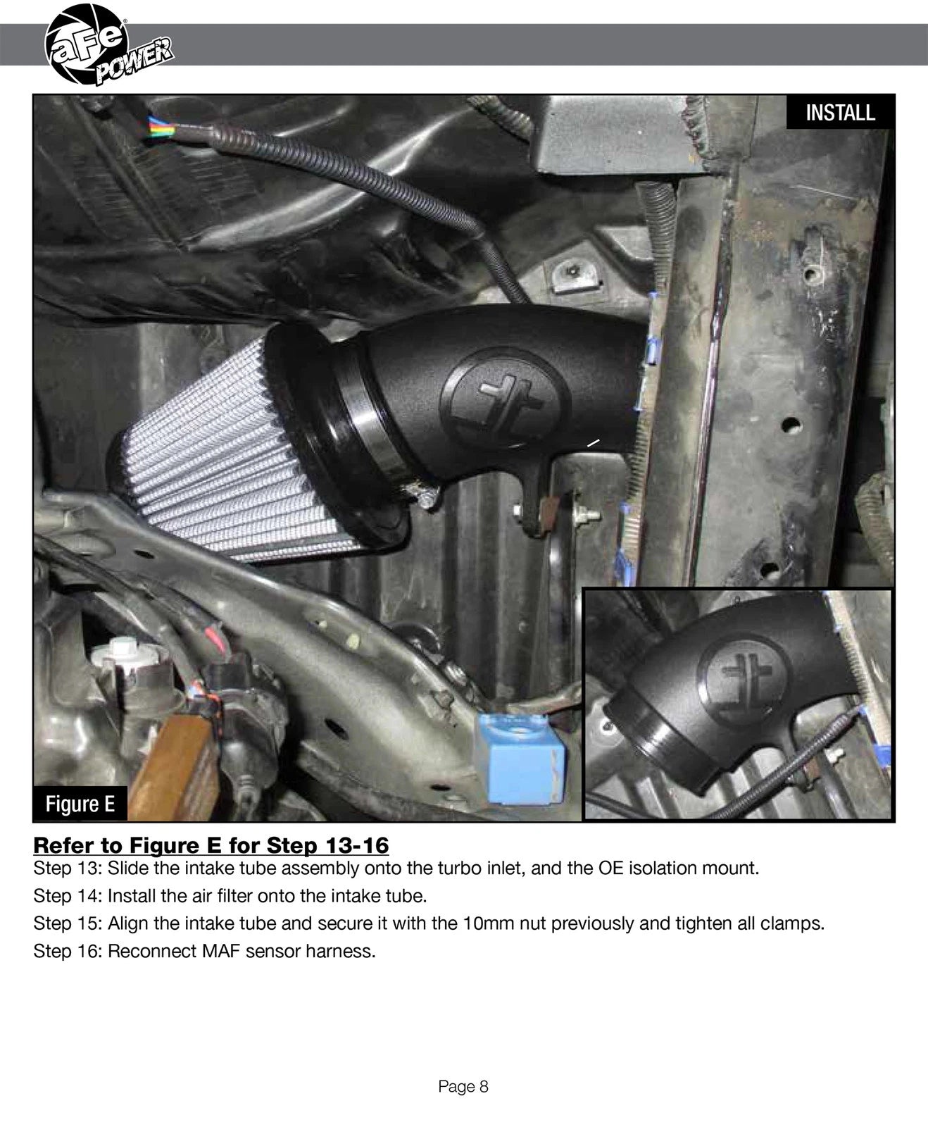 aFe Takeda Stage-2 PRO 5R Cold Air Intake System 15-18 Subaru WRX H4 2.0L (t)