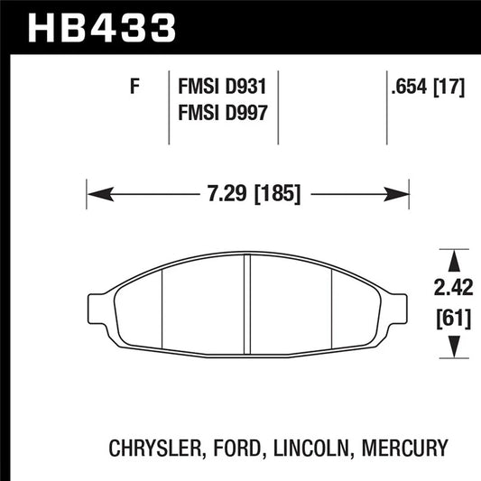 Hawk HPS Street Brake Pads