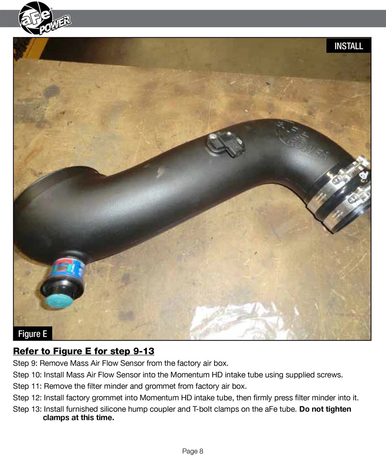 aFe Momentum HD PRO 10R Stage-2 Si Intake 05/07-10 GM Diesel Trucks V8-6.6L (td) LMM