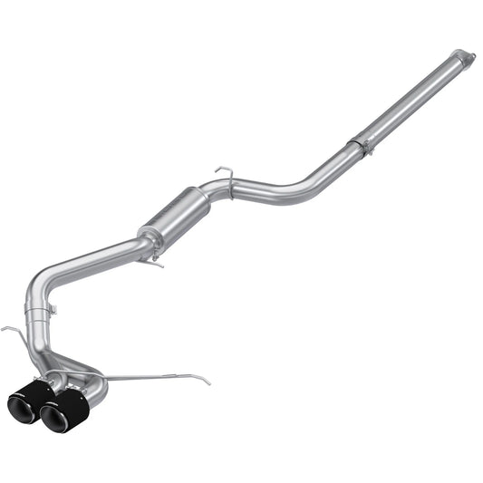 MBRP 13-18 Ford Focus ST 2.0L EcoBoost SS 3in Cat-Back Dual Outlet w/ Carbon Fiber Tips - T304