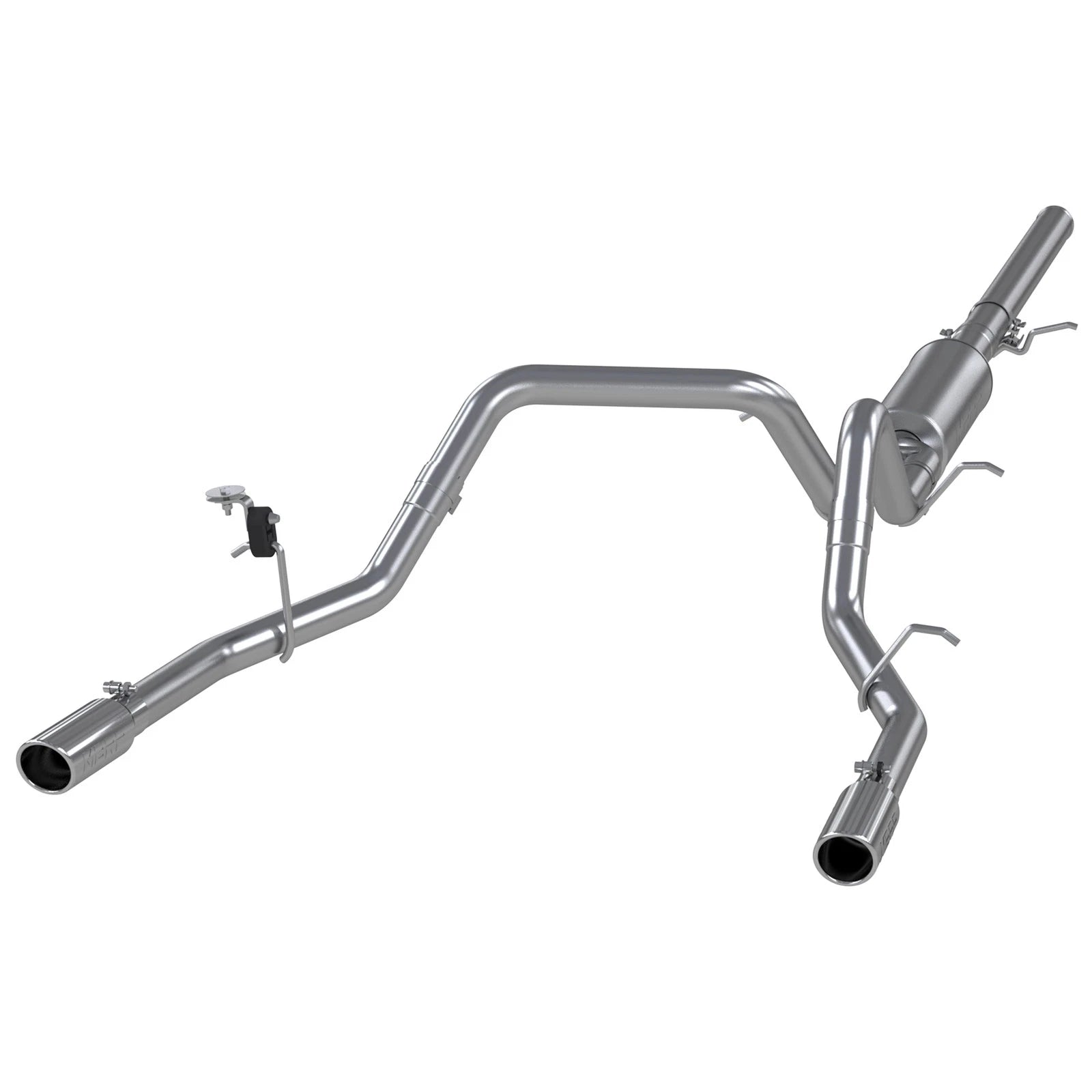 MBRP 14 Chevy/GMC 1500 Silverado/Sierra 4.3L V6/5.3L V8 Dual Split Rear T409 3in Cat Back Exhaust