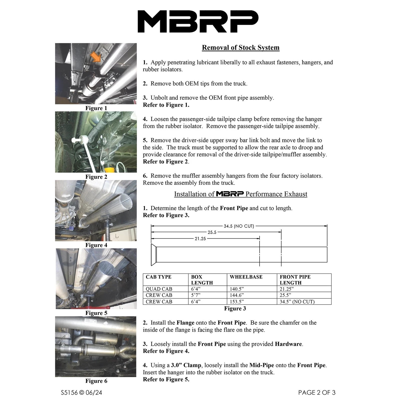 MBRP 2025+ RAM 1500 3.0L AL Series 3.0in Cat-Back Dual Rear Exit Exhaust