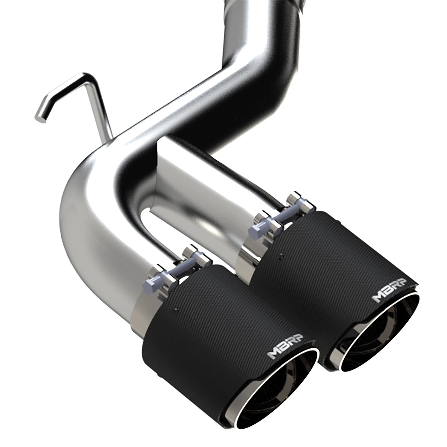 MBRP 2022 Volkswagen Golf R MK8 3in Cat-Back Quad Rear w/ Carbon Fiber Tips Valve Delete Exhaust
