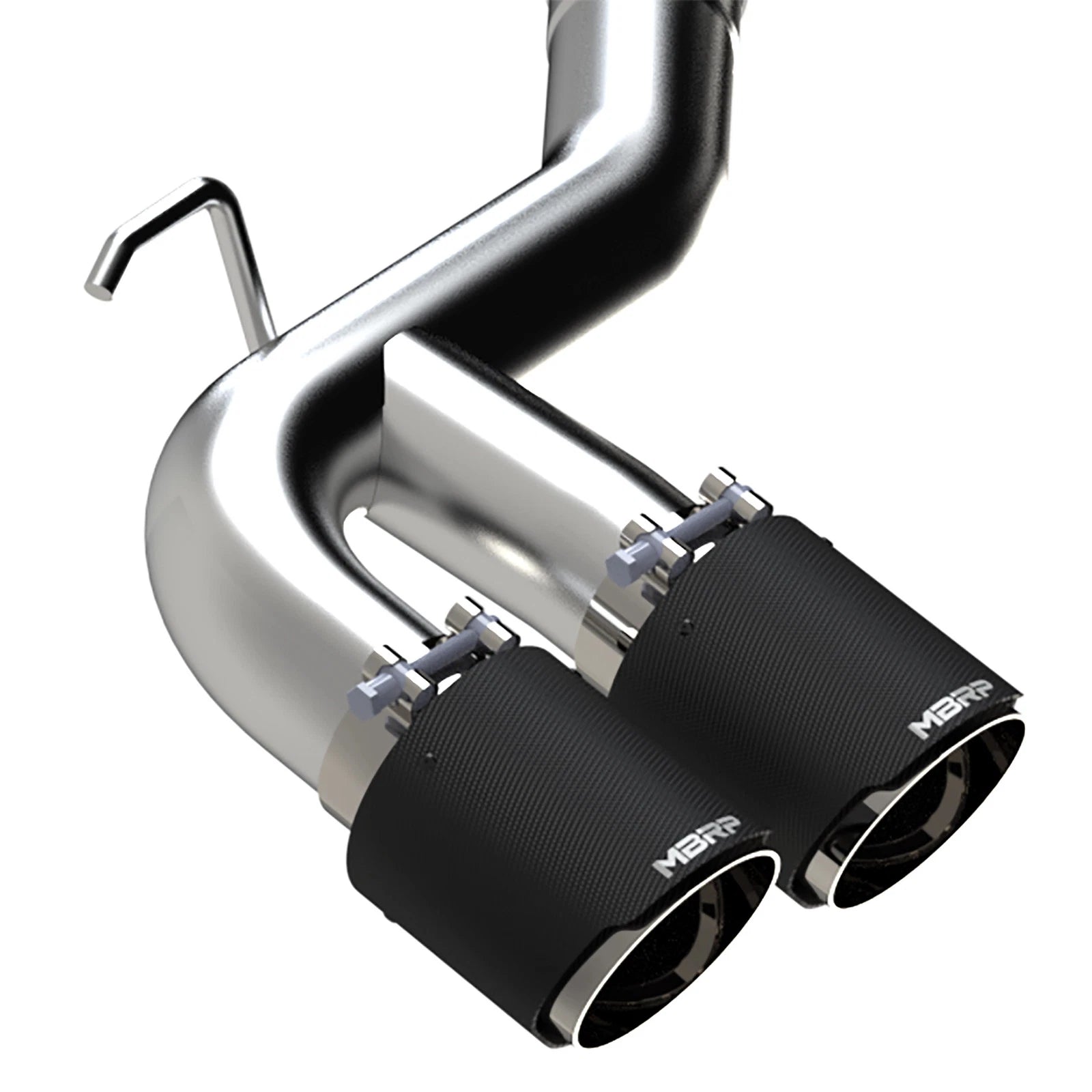 MBRP 2022 Volkswagen Golf R MK8 3in Cat-Back Quad Rear w/ Carbon Fiber Tips Valve Delete Exhaust