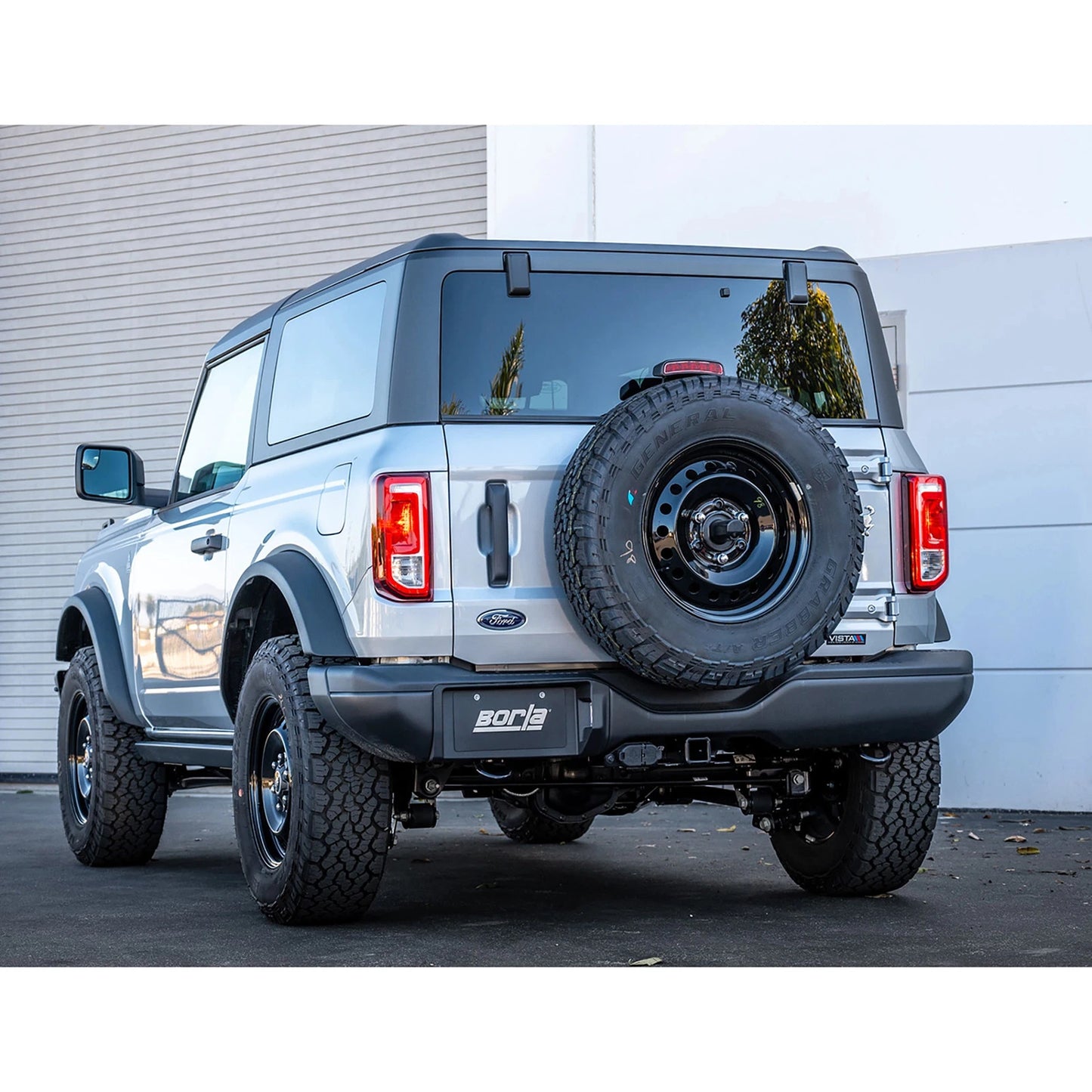 Borla 21-22 Ford Bronco 2.7L 2DR/4DR T-304 Stainless Steel Cat-Back Touring Exhaust - Brushed