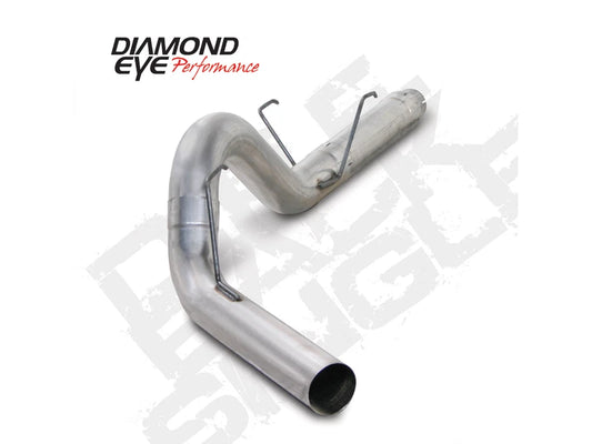 Diamond Eye KIT 5in DPF SGL AL 07.5-11 CUMMINS 6 7L PCKGD BX46X14X14OD EL-PL 44inX13 5inX13 5inID
