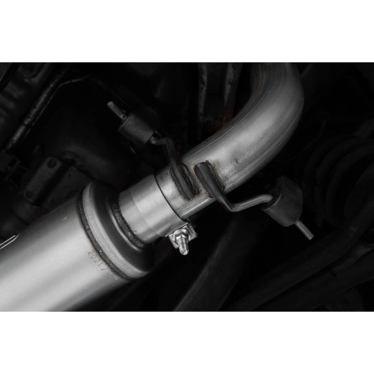 MBRP 99-04 Ford Mustang GT 4.6L 2.5in. Dual Split Rear AL Cat Back w/ 3.5in. Dual Wall Blk. Tips