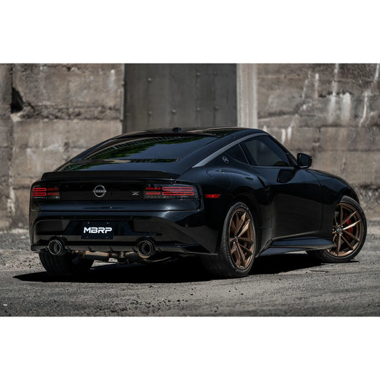 MBRP 23-24 Nissan Z 3.0L Armor Pro T304 Stainless Steel 3in Cat-Back Dual Rear Exit w/ 5in OD CF Tip