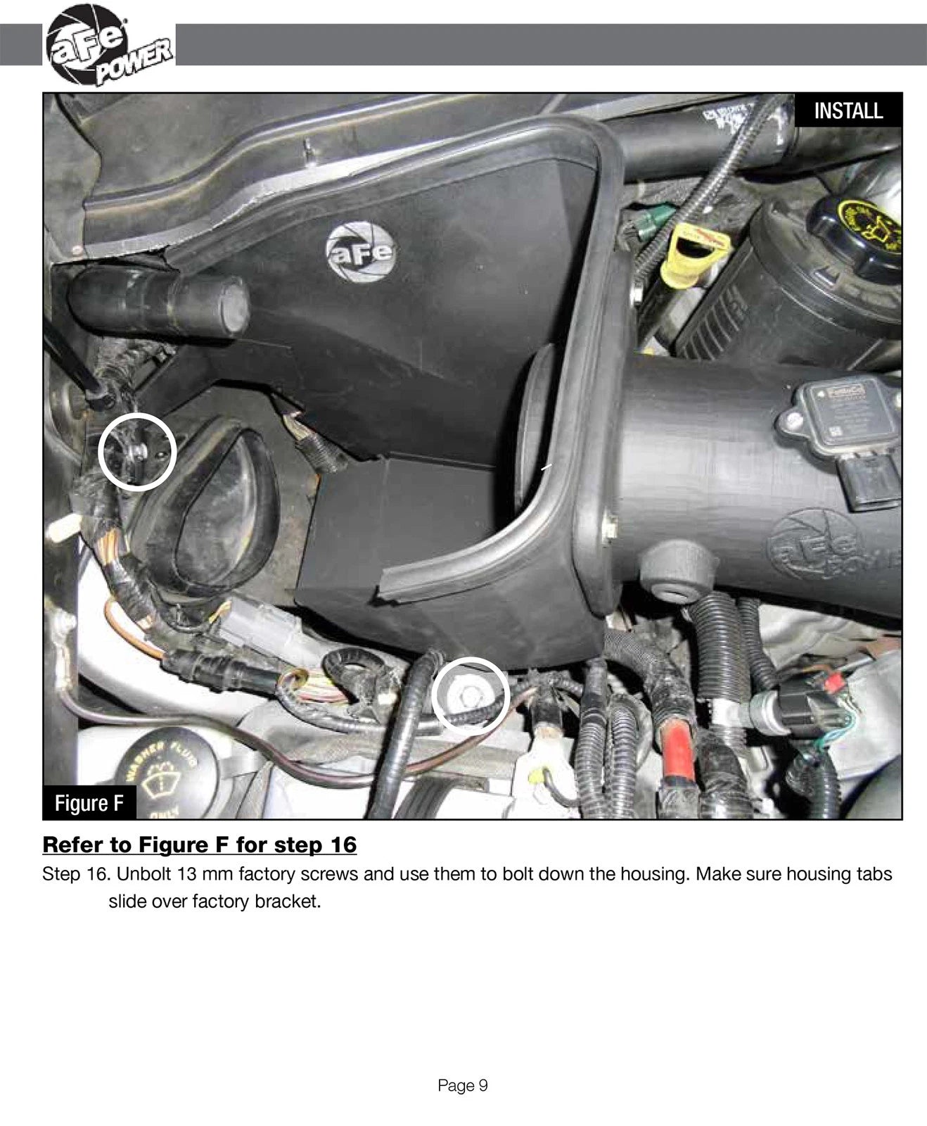 aFe MagnumFORCE Stage-2 Pro 5R Air Intake System Ford Diesel Trucks 08-10 V8-6.4L (td)