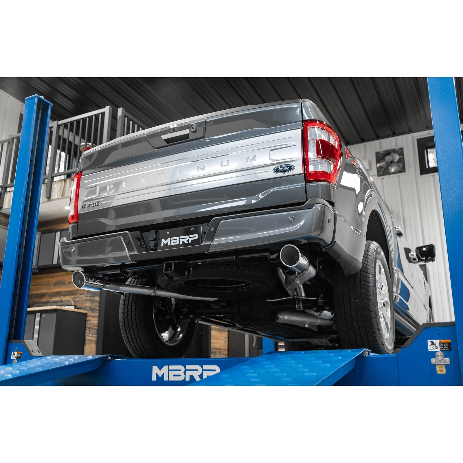 MBRP 2021+ F-150 2.7L/ 3.5L Ecoboost, 5.0L 3in Cat Back 2.5in Dual Split Rear - Aluminized Steel