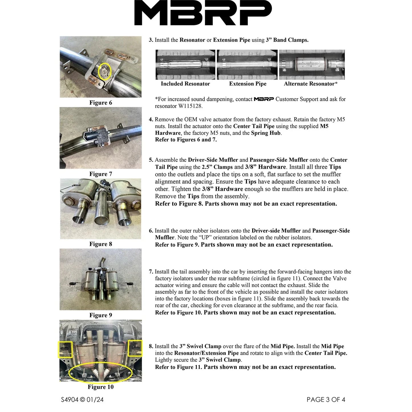 MBRP 2024+ Acura Integra Type-R T304 SS 3in Cat-Back Triple Center Outlet Exhaust w/Burnt Tips