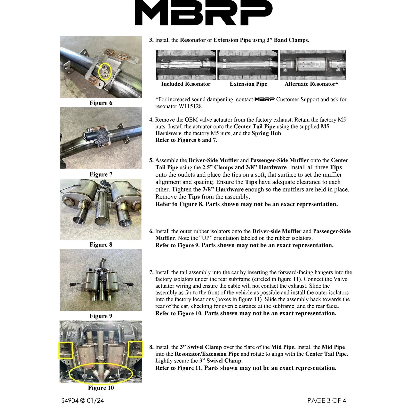 MBRP 2024+ Acura Integra Type-R T304 SS 3in Cat-Back Triple Center Outlet Exhaust w/Burnt Tips