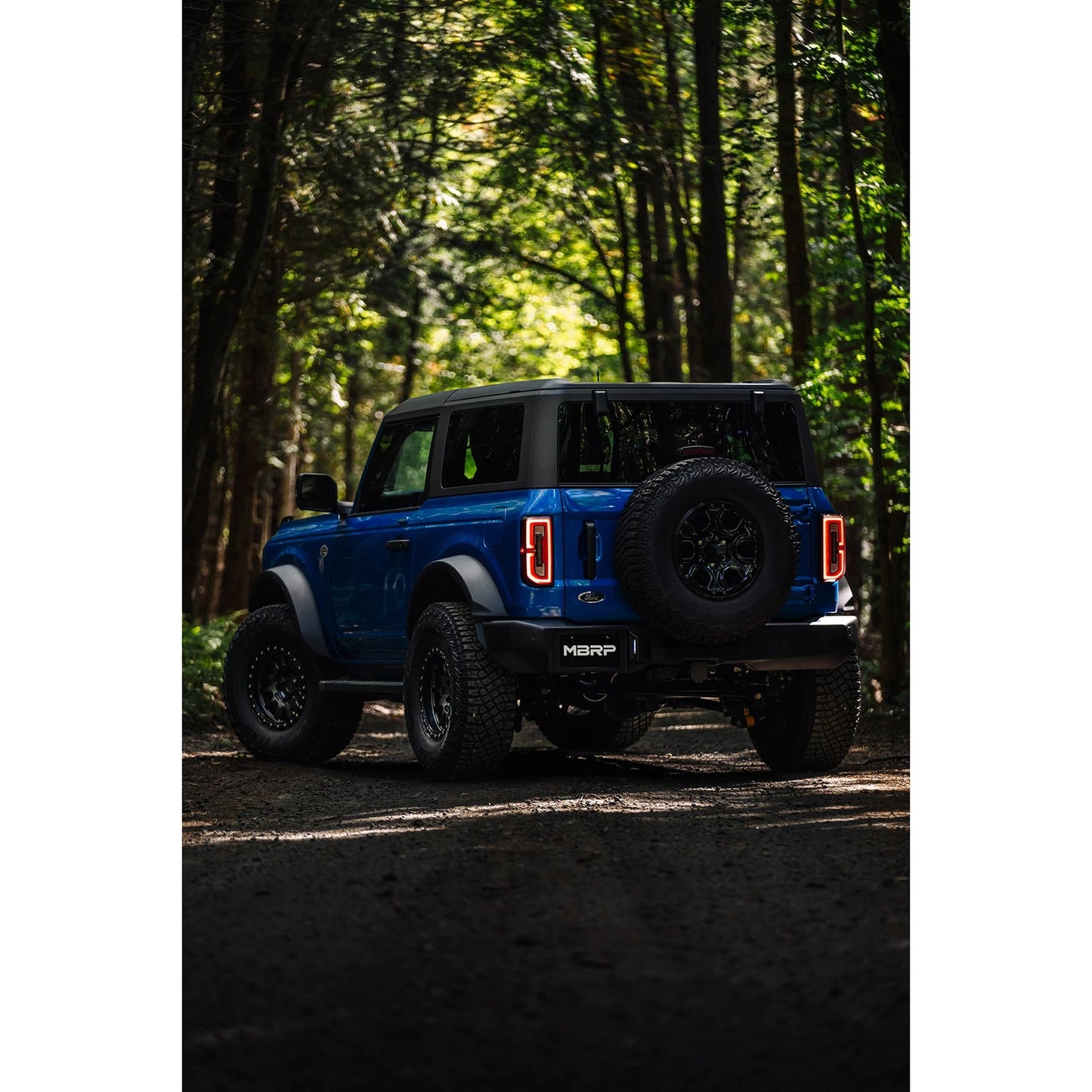 MBRP 2021-2023 Ford Bronco 2.3L/2.7L Stainless Steel 3in Cat-Back, Single High Clearance Rear Exit