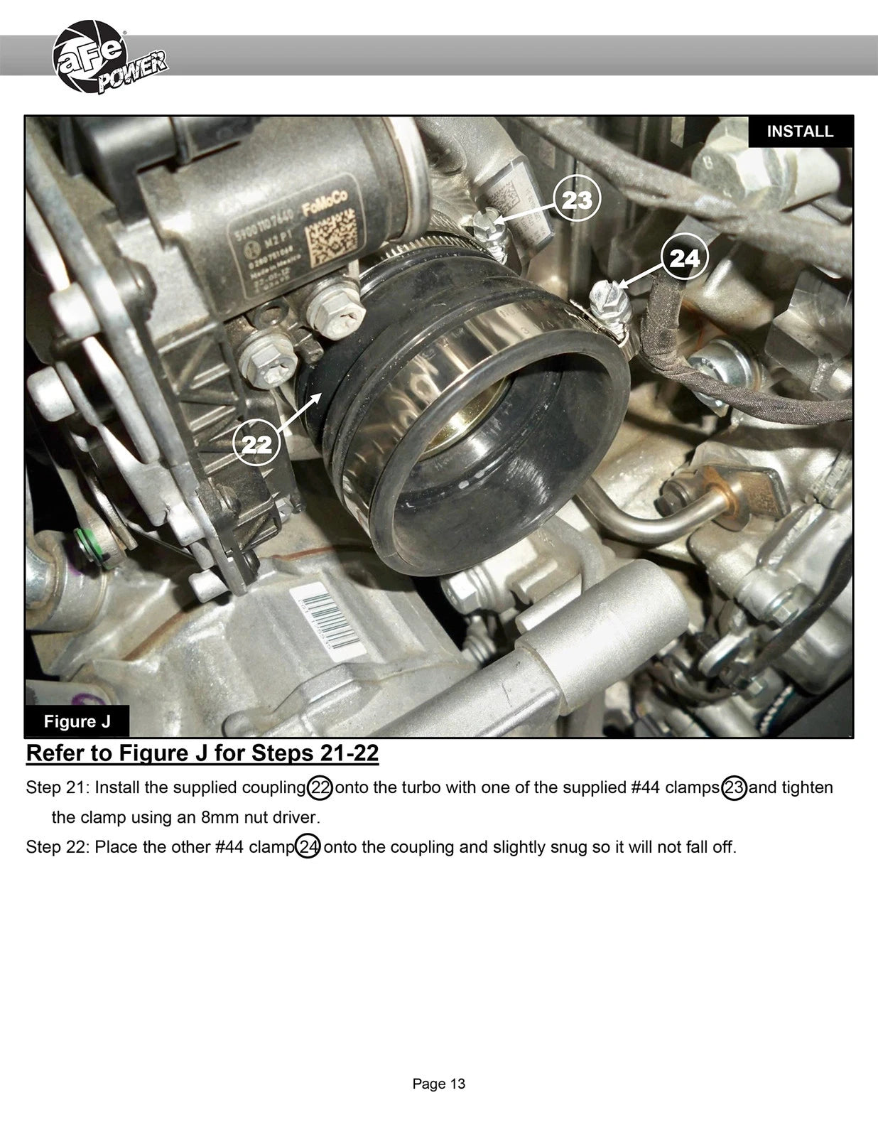 aFe POWER Momentum HD Cold Air Intake System w/ Pro Dry S Media 21-24 Ford Bronco 2.3L (t)