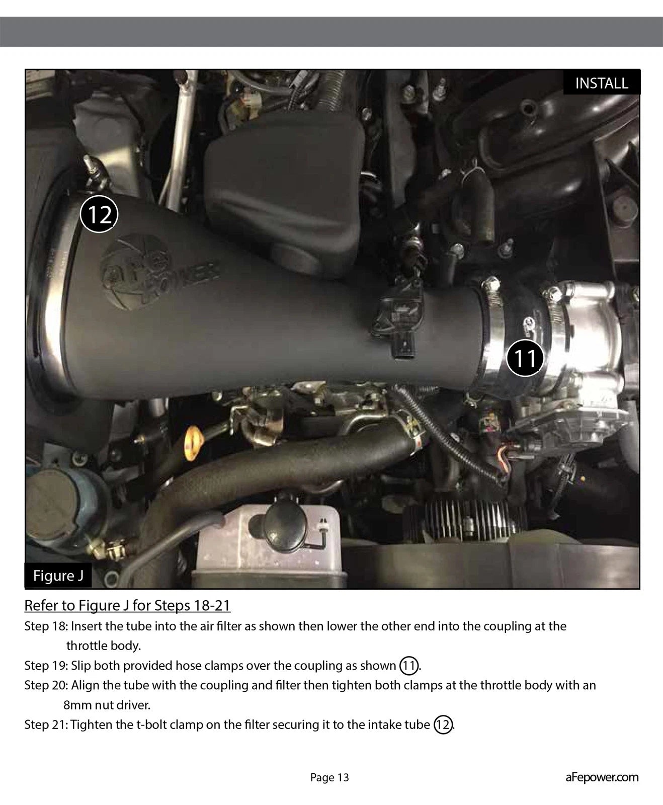 aFe Momentum GT Pro 5R Stage-2 Intake System 2016 Toyota Tacoma V6 3.5L