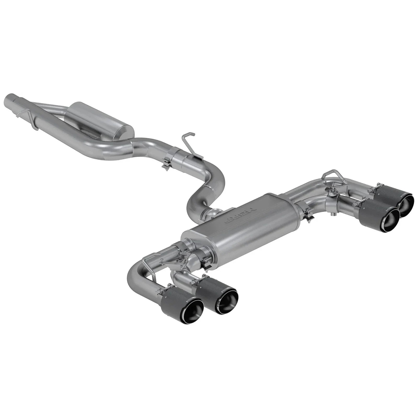 MBRP 15-19 VW Golf R 3 in Cat Back w/ 4 in OD Quad Carbon Fiber Tips - T304