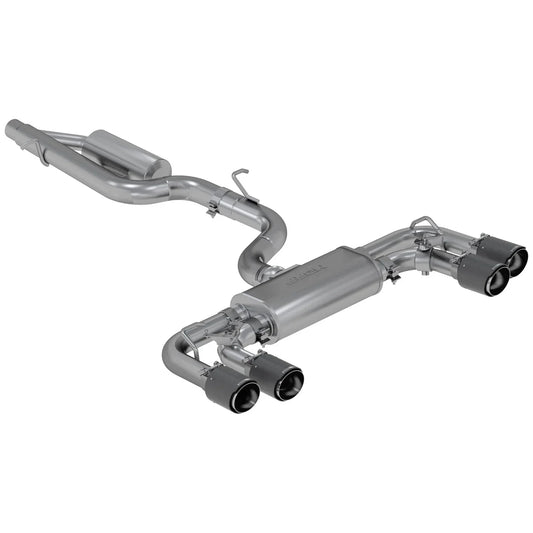 MBRP 15-19 VW Golf R 3 in Cat Back w/ 4 in OD Quad Carbon Fiber Tips - T304