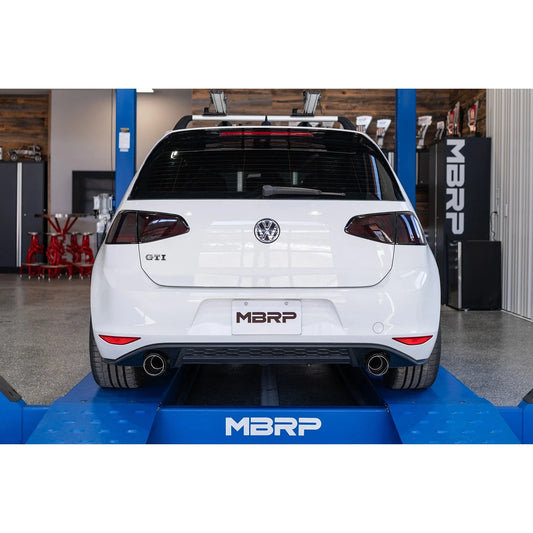 MBRP 15-20 VW 2.0L Turbo Golf GTI MK7 3in T304 Cat Back Exhaust w/ Dual Split Rear Exit
