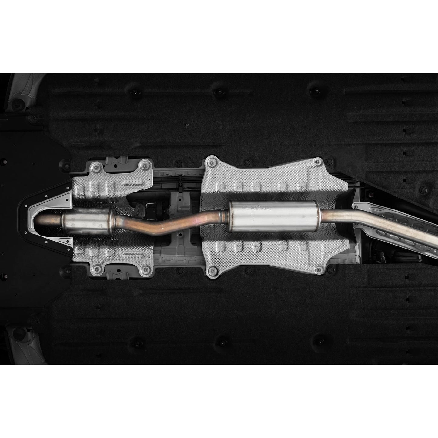 MBRP 23-24 Honda Civic Type R 2.0L T304 SS 3in Cat-Back Exhaust Triple Center Outlet w/ Burnt Tips