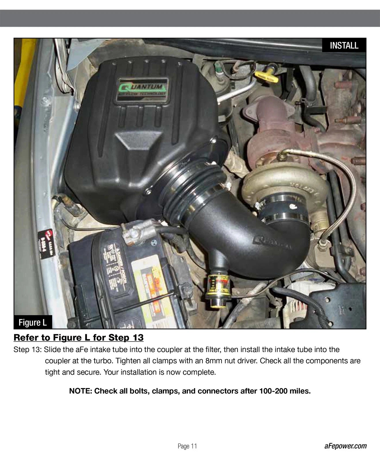 aFe Quantum Pro 5R Cold Air Intake System 94-02 Dodge Cummins L6-5.9L - Oiled