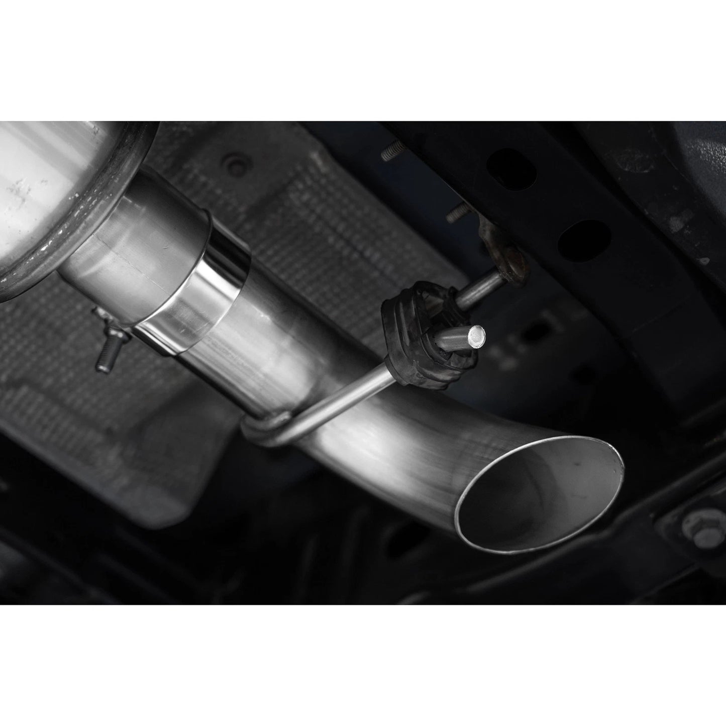 MBRP 2021-2023 Ford Bronco 2.3L/2.7L Aluminized Steel 3in Cat-Back, Single High Clearance Rear Exit
