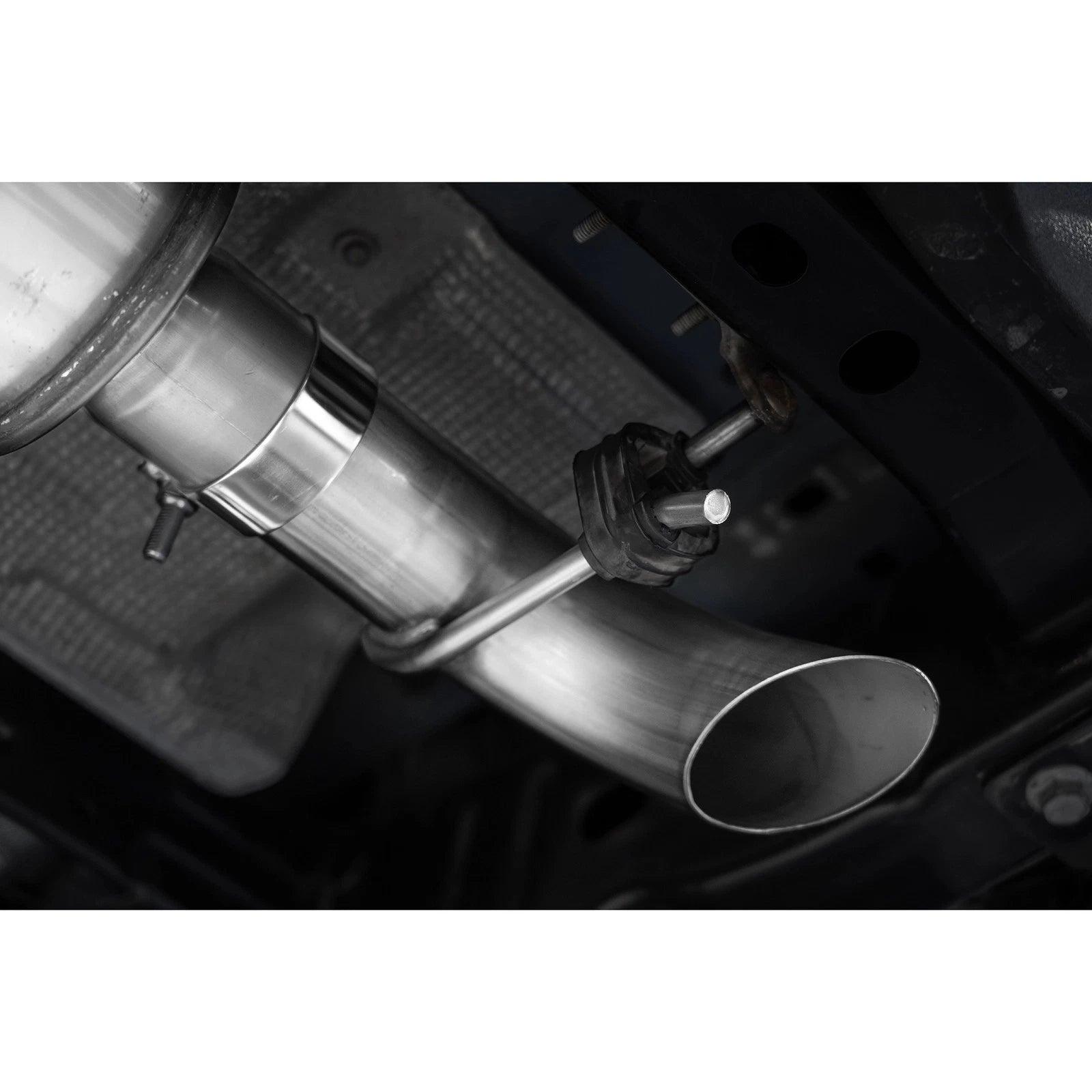 MBRP 2021-2023 Ford Bronco 2.3L/2.7L Aluminized Steel 3in Cat-Back, Single High Clearance Rear Exit
