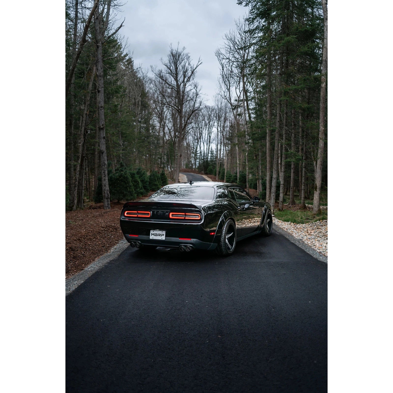MBRP 15-Up Challenger 5.7 / 17-Up 6.2L/6.4L 3in Race Series Cat-Back w/ Quad Tips T304 Exhaust