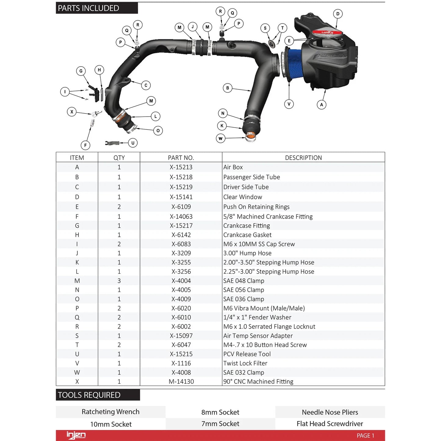 Injen 23-24 Ford Bronco V6-2.7L EcoBoost Evolution Intake