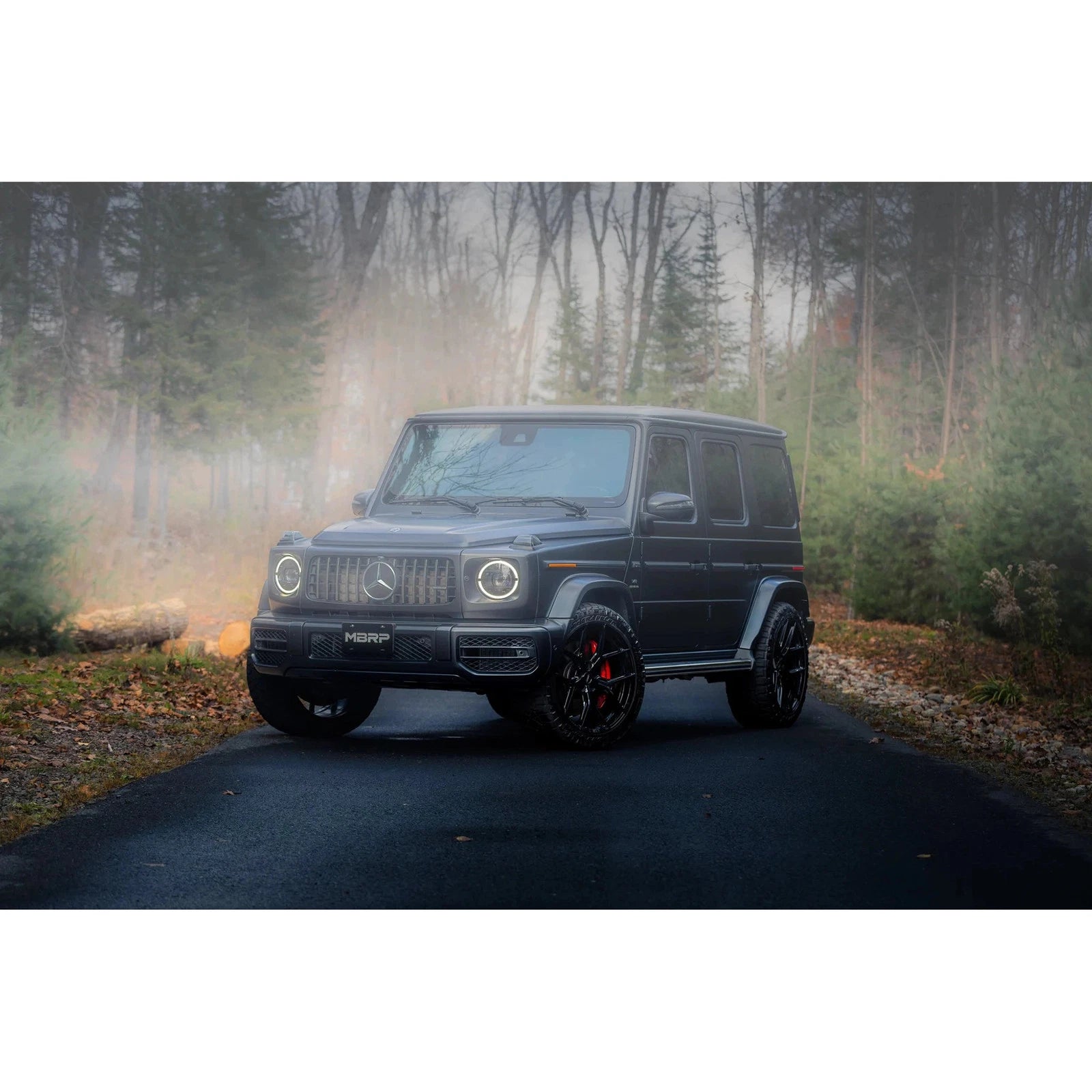 MBRP 19-23 Mercedes-Benz G63 4.0TT V8 T304 SS 2.5in Pre-Axle Cat-Back Exhaust Dual Split Quad Side