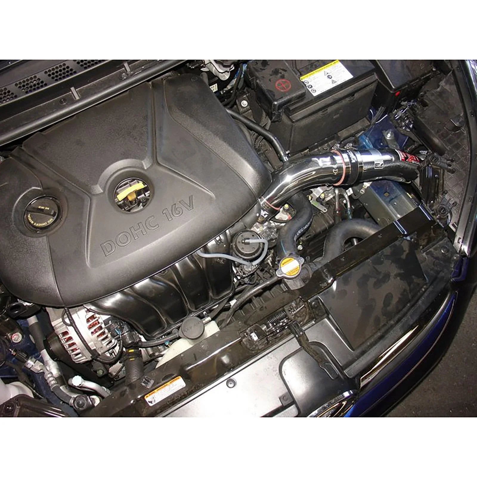 Injen 11-12 Hyundai Elantra 1.8L 4cyl Polished Tuned C/A Intake w/MR Tech & Web Nano-Fiber Filter