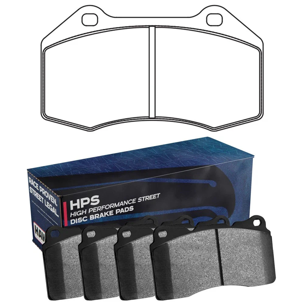Hawk Renault Clio / Cobalt SS HPS Street Front Brake Pads